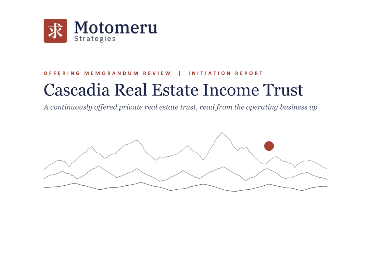 Cover of a sample offering memorandum review